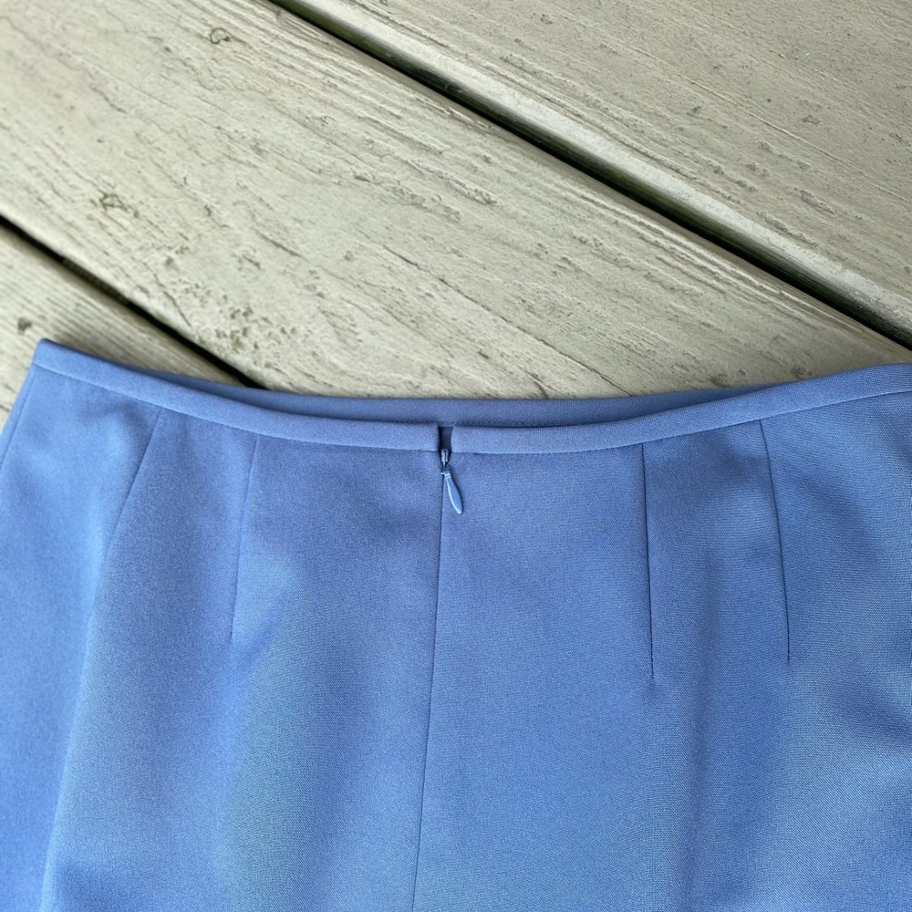 NWOT KASPER Slate Blue Pencil Fully Lined Midi Skirt, Size: 4 - Picture 4 of 8